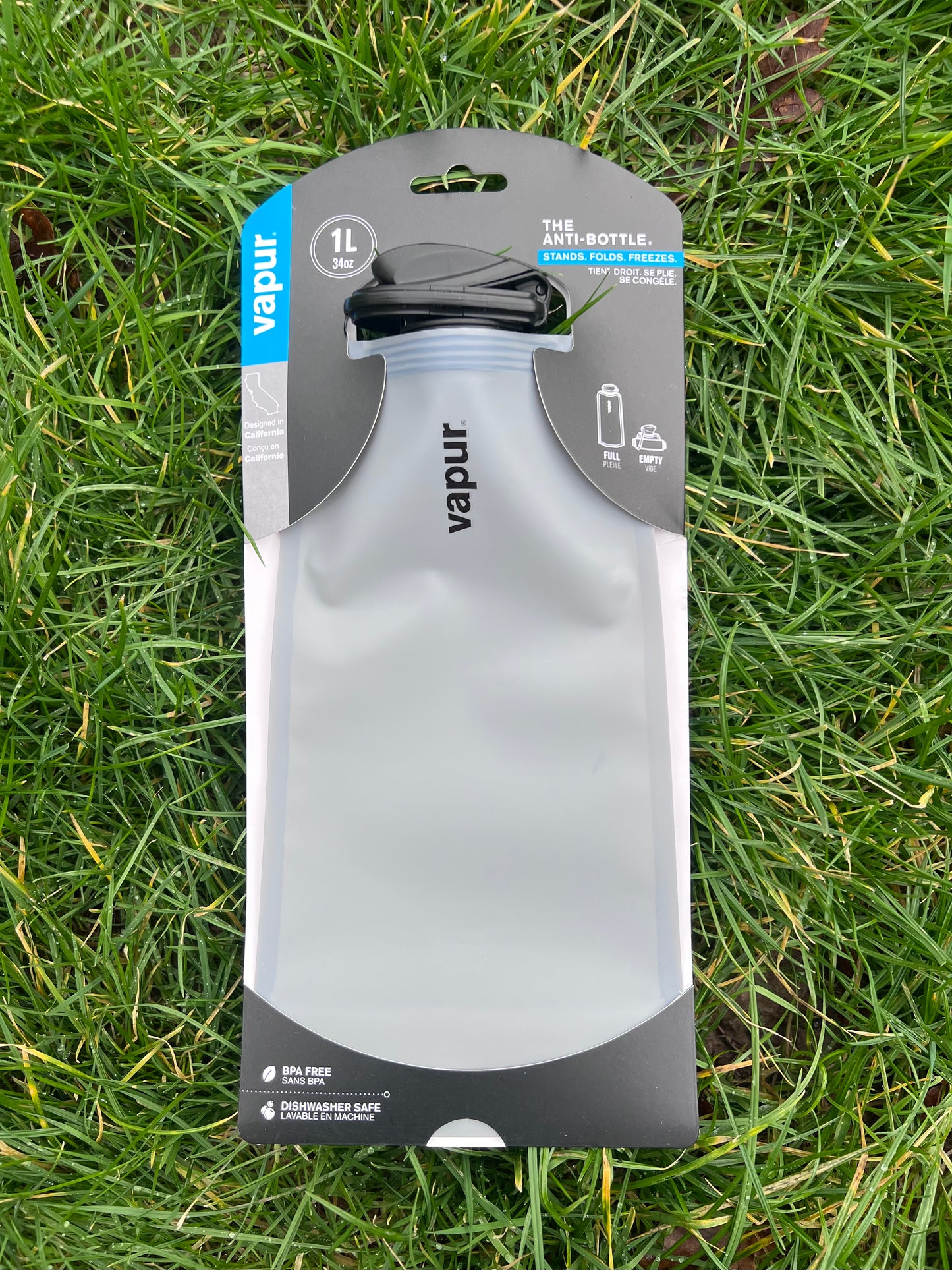 Vapur 1L wide mouth water bottle