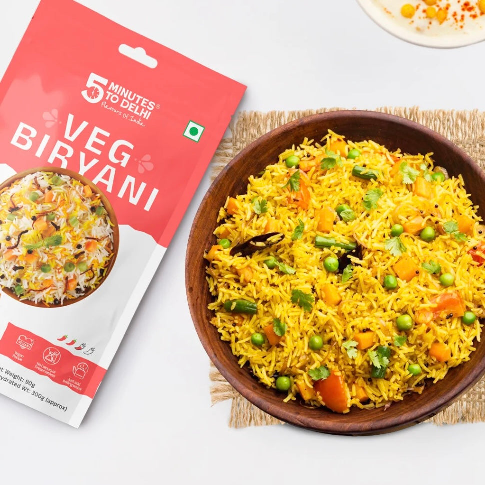 Veg Biryani - 5 minutes to Delhi