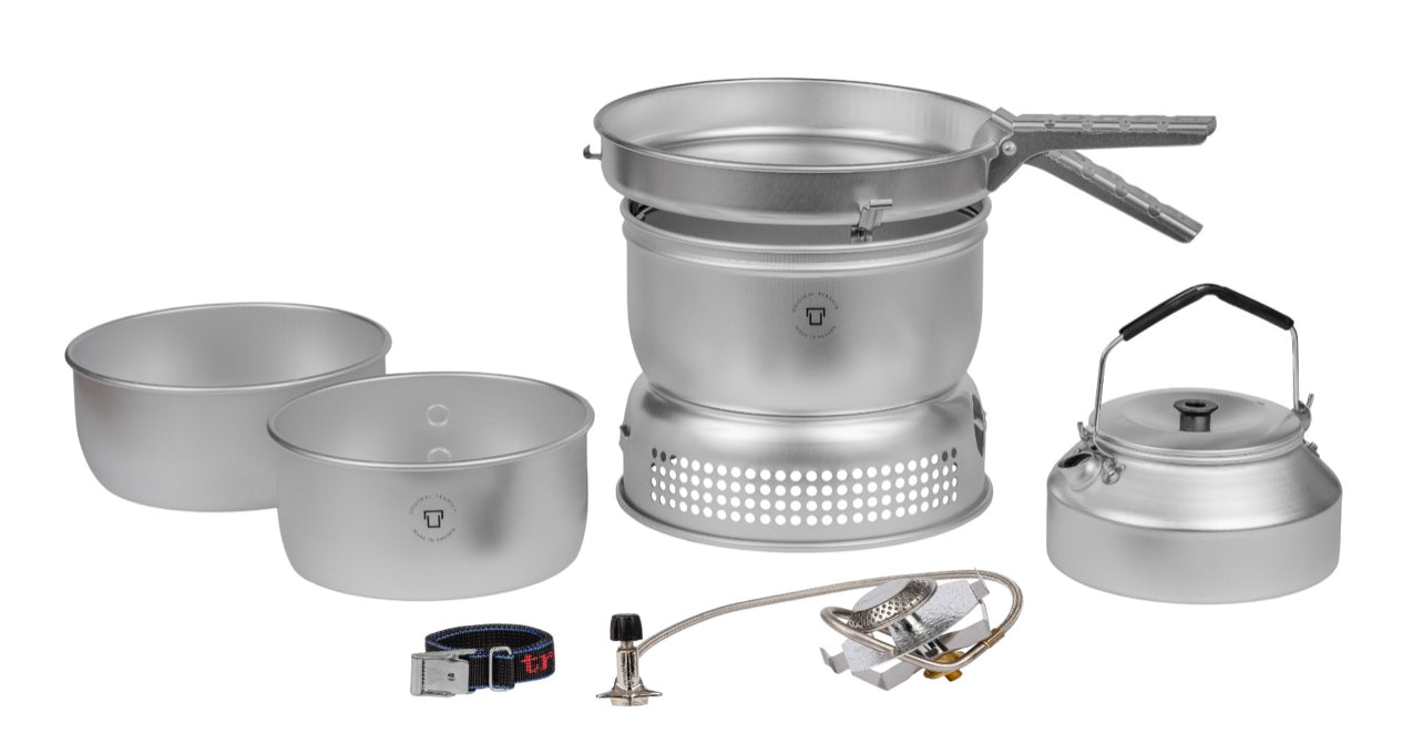TRANGIA 25-2 alloy pans with kettle & gas burner