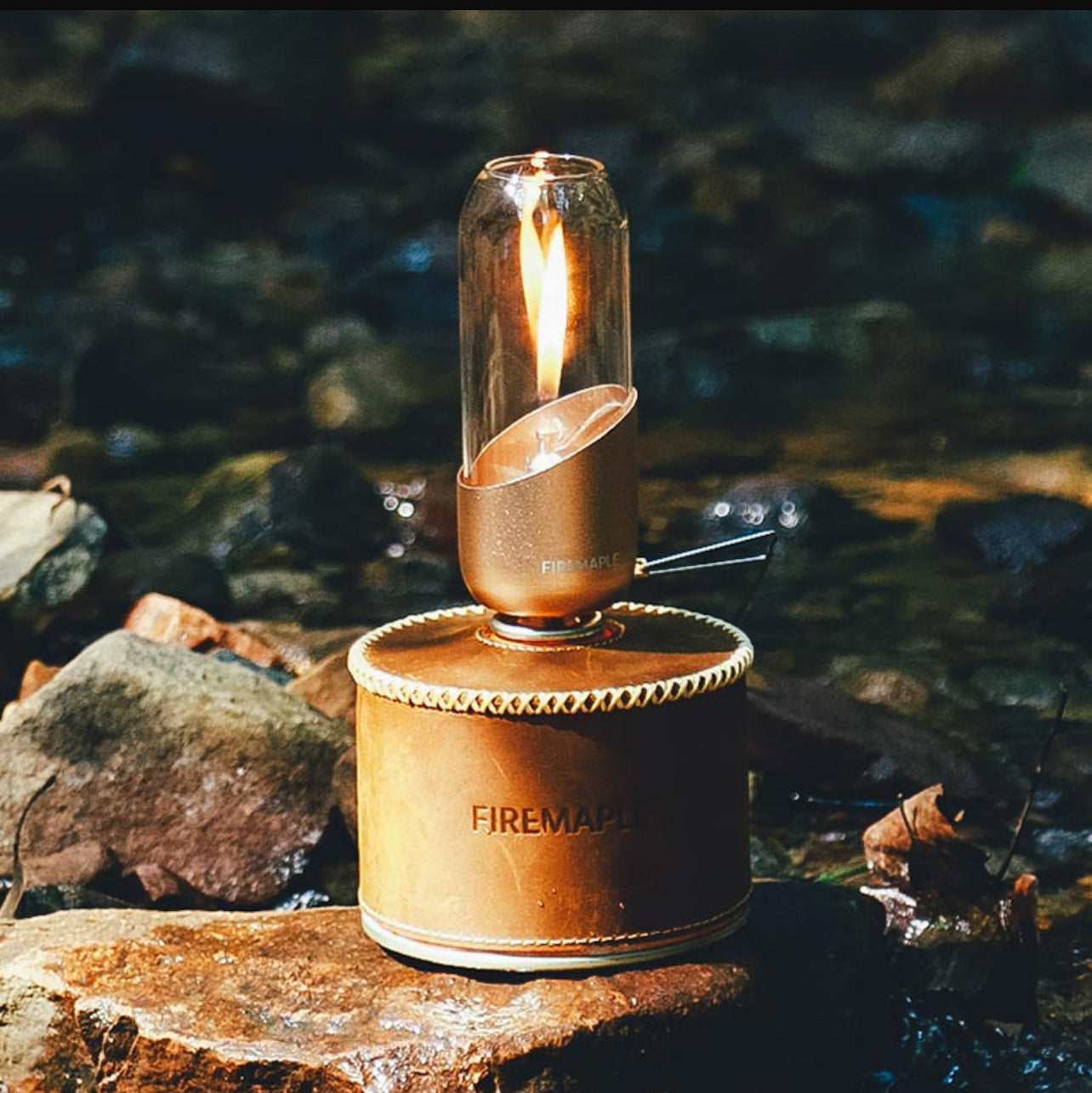 Fire-Maple Tulip Camping Lantern – Propane/Isobutane Fueled, Glass & Metal, No Mantle Needed