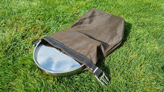 SUSSEX OUTDOORS / WAXED CANVAS ROLL TOP BAG