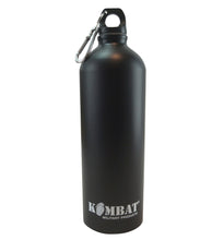 Load image into Gallery viewer, ALUMINIUM BLACK WATER BOTTLE 500ML / 1000ML
