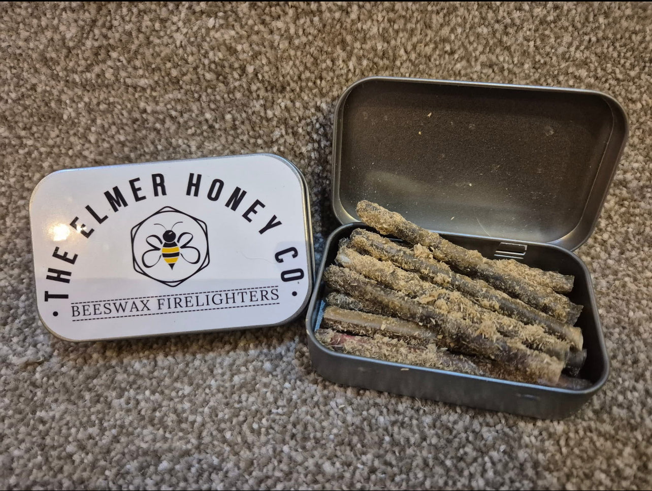 Beeswax Firelighters -Elmer Honey co
