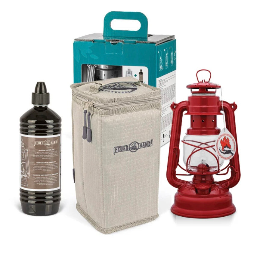 FEUERHAND Baby Special 276  RED Lantern Gift Set with Transport Bag