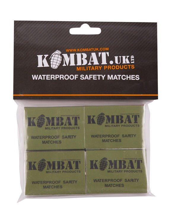 WATERPROOF MATCHES (PACK OF 4)