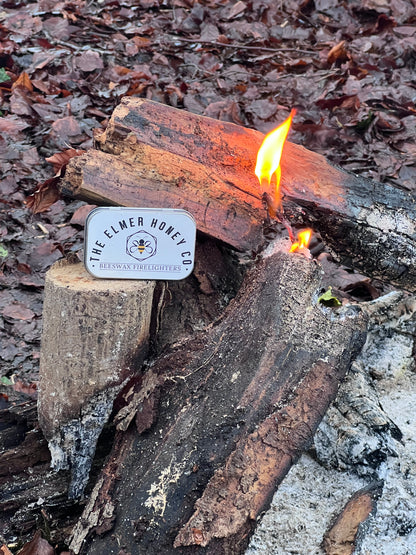 Beeswax Firelighters -Elmer Honey co