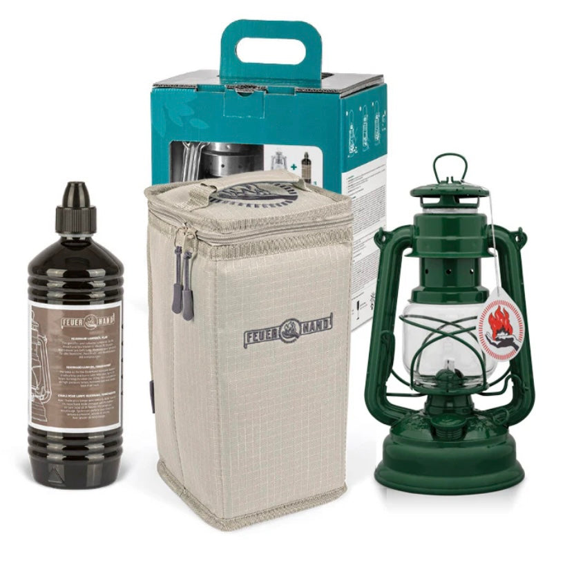 FEUERHAND Baby Special 276  GREEN Lantern Gift Set with Transport Bag
