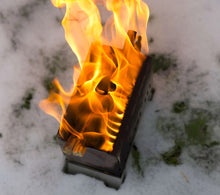 Load image into Gallery viewer, SEROTONIN Mini Firefly Stove Stainless Steel -complete setup
