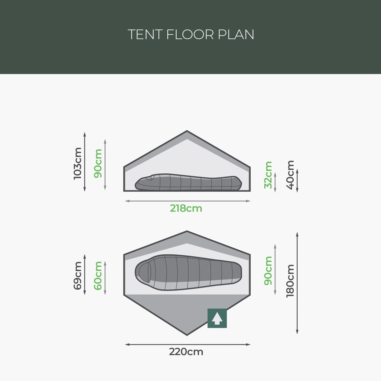 Refuge 1 person tent