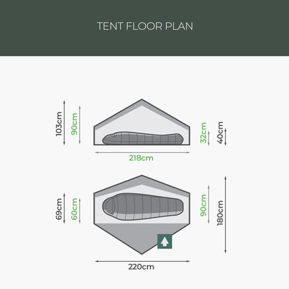 Refuge 1 person tent