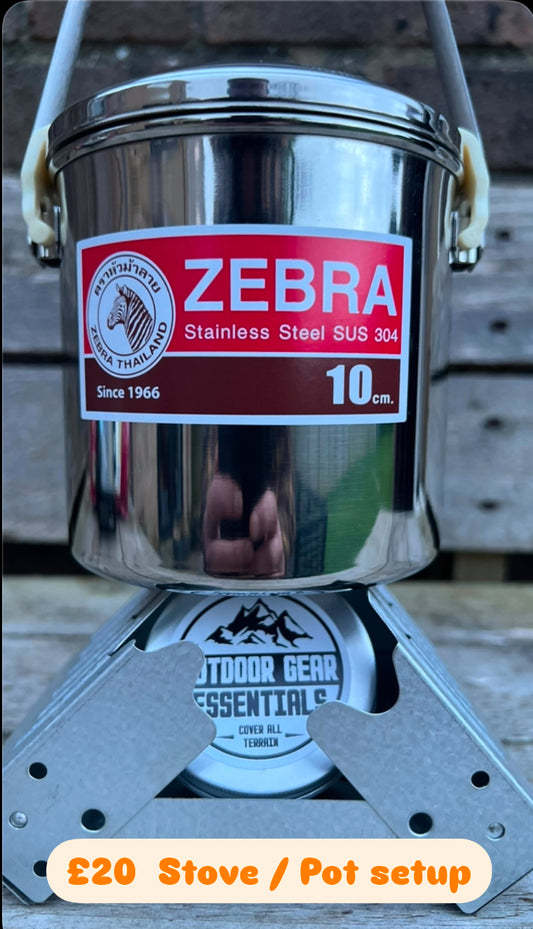 Zebra Stove Setup