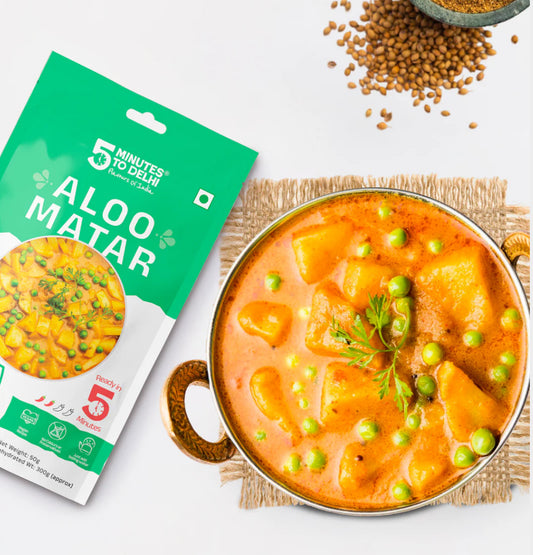 Aloo Matar - 5 minutes to Delhi