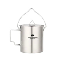 Load image into Gallery viewer, Wild Camping International Stainless Steel 750 ml Cooking / Hanging pot
