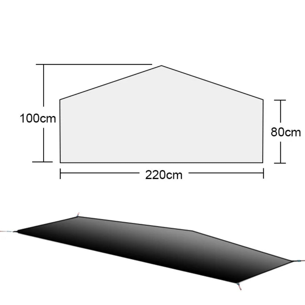3ful Lanshan 1 footprint fits pro / plus models