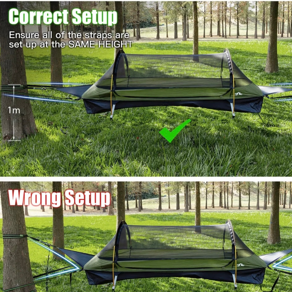 Night Cat Pro Layflat Hammock with Sleeping pad