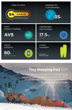 Load image into Gallery viewer, Flextail Tiny Sleeping Pad R09 avs Mummy large (pump inc)
