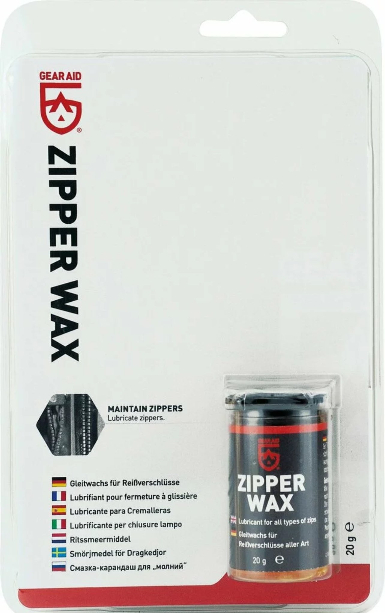 Gear Aid Zipper Wax