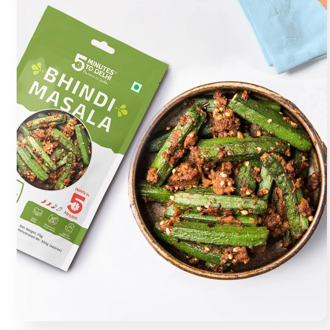 Bhindi Masala - 5 minutes to Delhi
