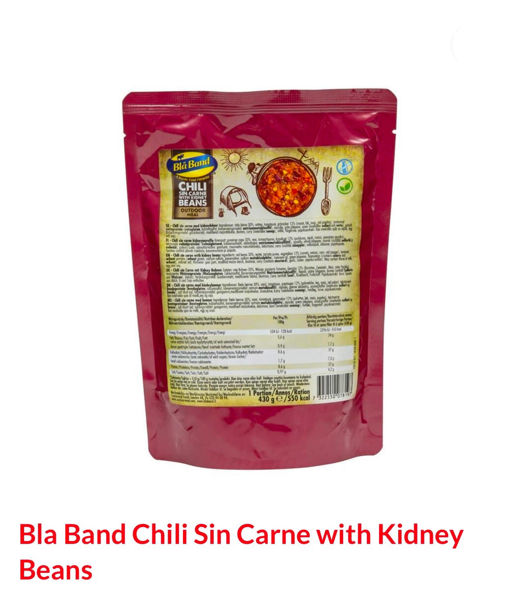 BLA BAND - Chilli Sin Carne with Kidney Beans