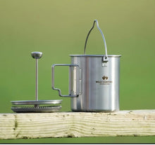 Load image into Gallery viewer, Wild Camping International Stainless Steel Coffee Press
