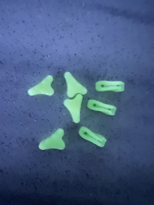 GLOW IN THE DARK 2mm line locks