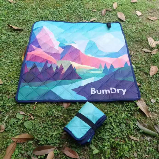 BumDry - waterproof sit pad - Mountains