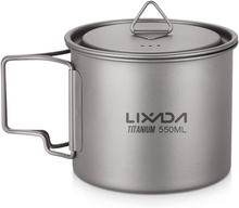 Load image into Gallery viewer, LIXADA 550ML TITANIUM COOK POT
