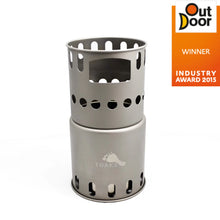Load image into Gallery viewer, TOAKS TITANIUM BACKPACKING WOOD STOVE
