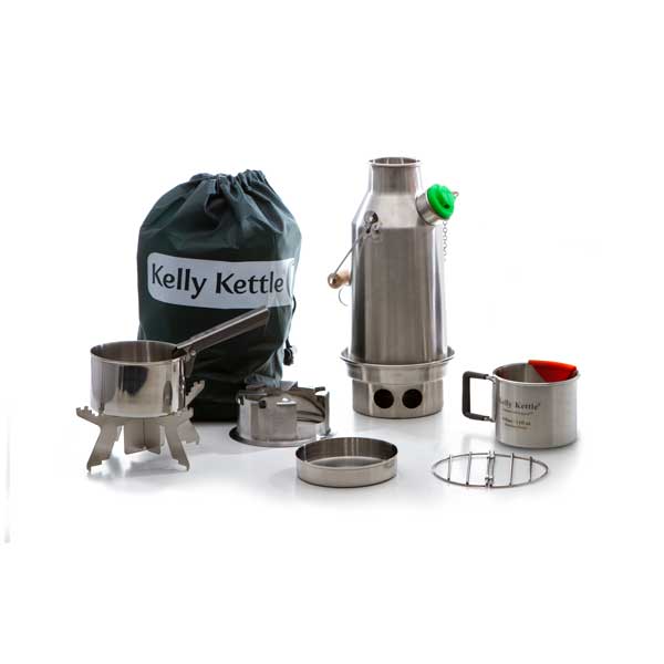 KELLY KETTLE 'Trekker' Kit (Stainless Steel) - FOR THE SOLO CAMPER! -- WAS £75 -- NOW £50 !!