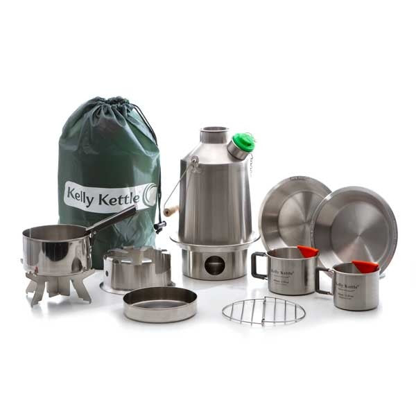 KELLY KETTLE Ultimate 'Scout' Kit (Stainless steel) - VALUE DEAL