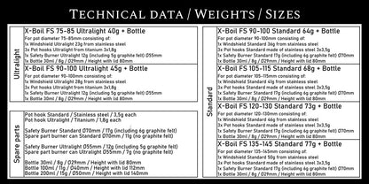 X Boil Alcohol Stoves