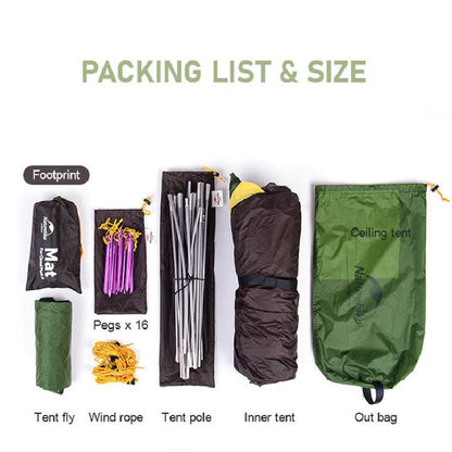 NATUREHIKE Cloud UP 2 : 20 D olive / forest green upgraded in stock was £139.99 now £124.99